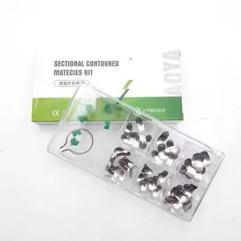 Стоматологические материалы. Матрица профиля сечения. Клиновидные инструменты. Формовочные детали для кресс-салата из нержавеющей стали. Type502 серебряный