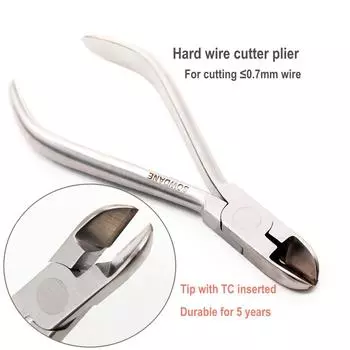 Стоматологические ортодонтические жесткие кусачки для проволоки, плоскогубцы, щипцы для резки проволоки, инструмент для резки проволоки, 0,7 мм, максимальные инструменты для стоматолога 1 piece