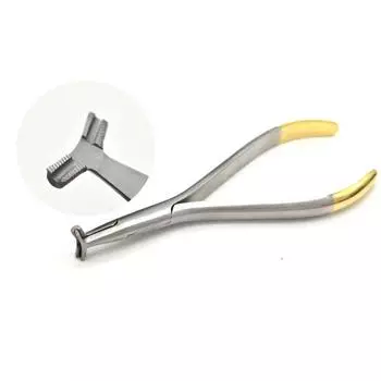 Стоматологические плоскогубцы для загибания концов с длинной ручкой, плоскогубцы с дистальными концами, ортодонтические нежные петли и пружины, медицинские плоскогубцы