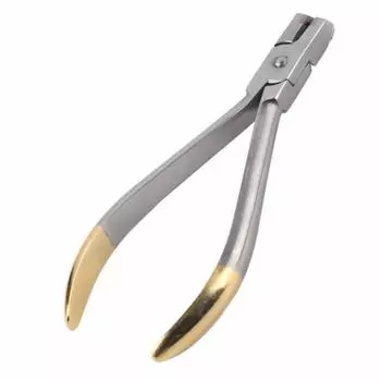 Стоматологические плоскогубцы из нержавеющей стали с противоскользящей ручкой Стоматологические плоскогубцы для зубов Инструмент стоматолога Концевые кусачки End Cutting Pliers