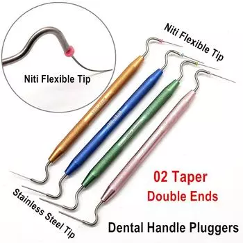 Стоматологические ручные пробки NITI Гибкий наконечник Стоматологические эндодонтические инструменты Обтурация Эндоматериалы Стоматологический зонд Инструменты для стоматолога 1 piece B