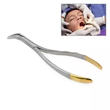 Стоматологические щипцы для удаления зубов, плоскогубцы для фрагментов корня, изогнутые минимально инвазивные щипцы для стоматолога