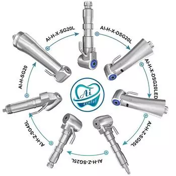 Стоматологические запасные части, угловая хирургическая головка наконечника, средняя шестерня для замены низкоскоростного наконечника серии AI-X/Z-SG