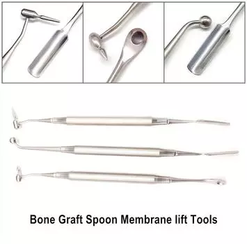 Стоматологический 1 шт., инструмент для наполнения костным порошком, инструменты для подъема члена, периостальный сплитер, упаковщик костного трансплантата, переносчик для трансплантации, плаггеры 1 piece A
