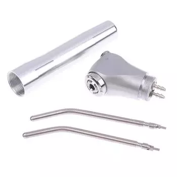 Стоматологический 3-ходовой шприц Наконечники Воздух Вода+2 Автоклавируемый наконечник Нержавеющая сталь Алюминий Стоматологический инструмент Для зуботехнической лаборатории onesize