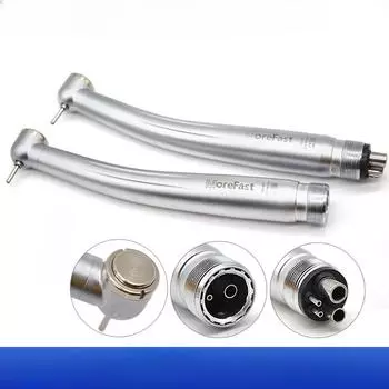 Стоматологический электронный генератор, кнопочный высокоскоростной наконечник, воздушная турбина, тройной распылитель воды, наконечник, пресс на стоматологические наконечники 4 hole серебряный