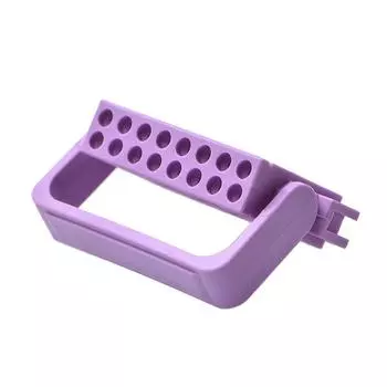 Стоматологический эндодонтический держатель файла корневого канала, 16 отверстий, сверло для стоматологических файлов, темно-фиолетовый/синий/зеленый синий