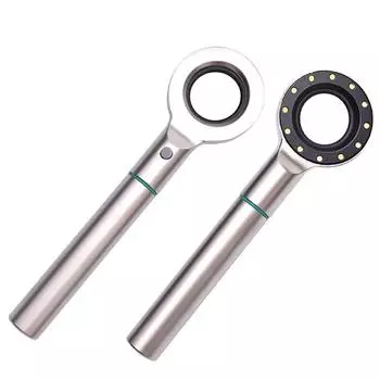 Стоматологический базовый светильник TRI Spectra Светодиодный оттенок, соответствующий цвету зубов, колориметрический 12 светодиодных ламп Отбеливание зубов серебряный