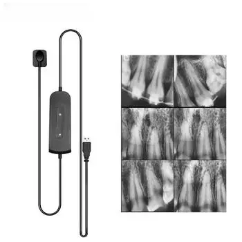 Стоматологический датчик с держателем, более быстрый/перерабатываемый/прочный USB-датчик рентгеновского излучения для полости рта, цифровой датчик RVG sensor I чёрный