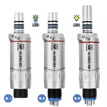 Стоматологический инструмент AI-AM2-M4 1:2 внутренних пневматических двигателя для распыления воды без оптоволоконного соединения с стоматологическим креслом с 4 отверстиями