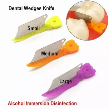Стоматологический клин Prime Зубы Межпроксимальные пластиковые клинья со стоматологической матрицей из нержавеющей стали Инструмент для стоматологических материалов 20 pcs large