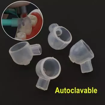 Стоматологический крошечный чехол для оксида алюминия, абразивный воздух, микробластер, пескоструйный аппарат, пылезащитный колпачок, автоклав 3 pieces