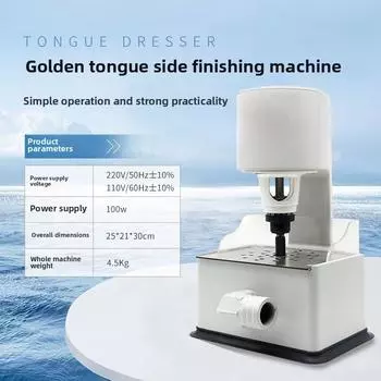 Стоматологический лингвальный триммер Зубная технология Лингвальный внутренний шлифовальный станок Стоматологическое оборудование Гипсовая модель 100 Вт 110V белый