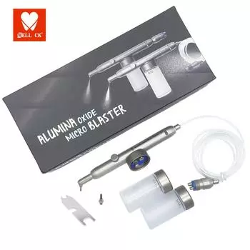 Стоматологический микро-бластер из оксида алюминия, 2/4 отверстия, пескоструйная обработка, система глинозема, стоматологический инструмент 4 hole