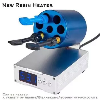 Стоматологический нагреватель для смолы AR Композитный нагреватель Нагреватель для композитного стоматологического материала Нагревательное оборудование с экраном дисплея синий