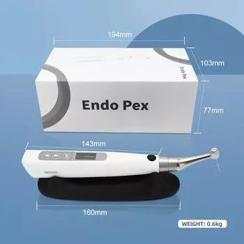 Стоматологический наконечник Endo Pex Contra Angle Fit For Rotary Files Engine Files Стоматологический эндомотор Lab Micromotor Polish Tool белый