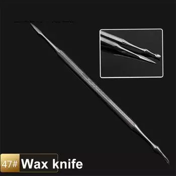 Стоматологический нож для смешивания, резчик из нержавеющей стали, скульптурный нож, инструмент, 47 #