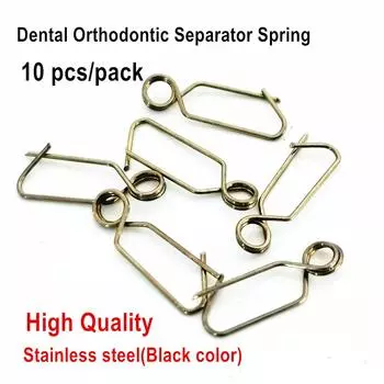 Стоматологический орто-сепаратор Пружина Стоматологические орто-самоблокирующиеся пружины Материалы для зазора зубов для моляров 1 packs