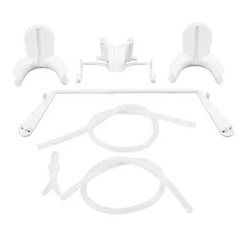 Стоматологический открыватель рта Профессиональный автоклавируемый регулируемый ретрактор для зубов и щек с трубкой для слюны Small