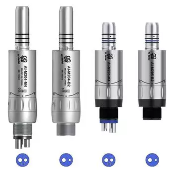 Стоматологический пневматический двигатель AI-205/AI-M204 Внутренний распылитель воды без оптоволоконного разъема E-типа для стоматологического кресла с 2/4 отверстиями