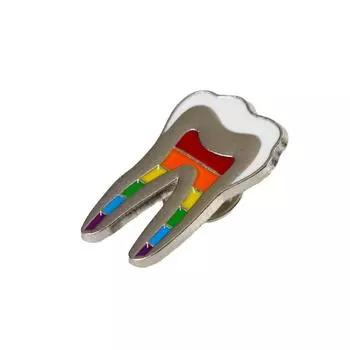 Стоматологический подарочный значок, металлический зуб, форма, молярная брошь, значок, украшение на булавке