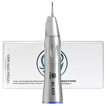 Стоматологический прямой наконечник AI-X65 1:1 хирургическая насадка, внутренний распылитель воды, стоматологическое оборудование без оптики