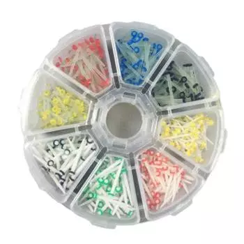 Стоматологический штифт из стекловолокна 200 шт. 1,2/1,4/1,6/1,8 мм, набор стоматологических волокон из кварцевого стекла