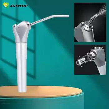 Стоматологический трехходовой шприц, наконечник для распыления воды и воздуха с 2 насадками, наконечники, трубки для воздушного тройного шприца, инструмент для чистки зубов серебряный