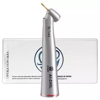 Стоматологический угловой наконечник AI-Z45L 1:4.2 Увеличение угла поворота головки на 45 градусов на низкой скорости с помощью оптики