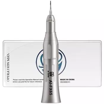 Стоматологический угловой наконечник FX65 1:1 прямой наконечник, подходящий для пневматического двигателя типа E с внешней водой