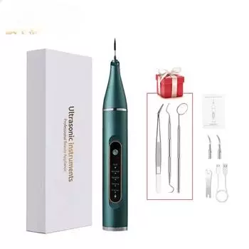 Стоматологический ультразвуковой скалер Электрический очиститель зубов Уход за полостью рта Шпатель для налета удаляет зубной камень Зубной скребок Электрическая зубная щетка