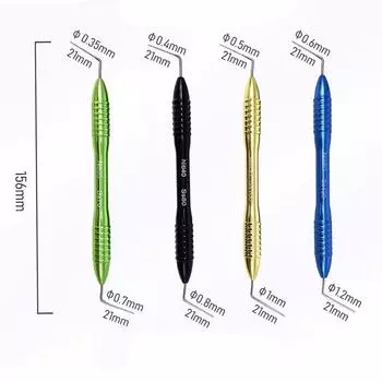 Стоматологический вертикальный нагнетатель давления 4 варианта, наконечник ручного эндодонтического плаггера, пломбирование корневых каналов, стоматологические эндодонтические инструменты, инструмент синий