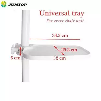 Стоматологическое кресло Поднос для скалера Стоматологическая пластиковая полка для крепления на стойке Поднос для стоматологического кресла Аксессуары для стоматологического оборудования белый