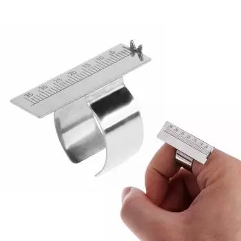 Стоматологическое оборудование из нержавеющей стали, эндодонтическая линейка на палец для эндодонтического измерения, шкала, инструмент, инструмент для стоматолога