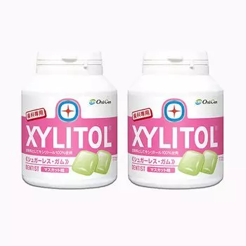 стоматологическое применение ксилит жевательная резинка бутылочка тип 90 штук [только для] (Маскат) (2 куска)