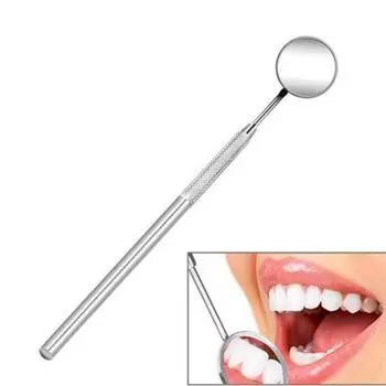 Стоматологическое зеркало из нержавеющей стали, 1 шт., стоматологическое зеркало, стоматологическое зеркало для рта, стоматолога