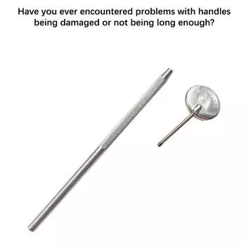 Стоматологическое зеркало с одной ручкой для передней поверхности, уход за полостью рта, гигиена осмотра зубов, стеклянное зеркало, ручка для зеркала