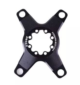 Stone 110 BCD AXS Chainring адаптер конвертер Spider Force Red Etap для шоссейного велосипеда Gravel 110bcd 4 (болтать) чёрный