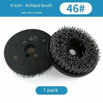 Stone Antique Fickert Bush Hammered Fire Board Cleaning Brush 8-Inch Antique Surface Polishing Brush round Steel Rope Brush 8 inch 200mm antique brush 46#