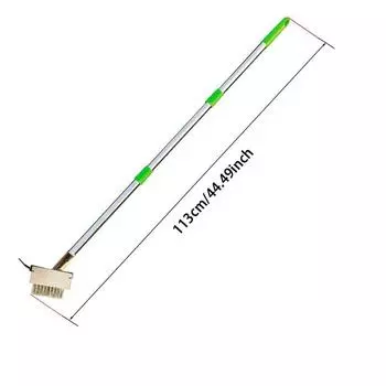 Stone Brick Gap Brush, Moss Removal Brush Gap Cleaning Wire Brush, Gap Weeding Cleaning Wire Brush with Scraper