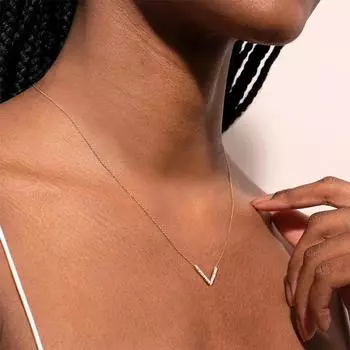 Stonefans изысканное V-образное тонкое ожерелье со стразами и воротником, ожерелья для женщин, свадебные украшения, свадебные аксессуары, подарки Gold Necklace