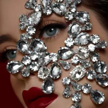 Stonefans карнавальная маска для ночного клуба рождественские украшения женские Венеция анфас Хэллоуин модные новые подарки маска для косплея женская Gold Mask