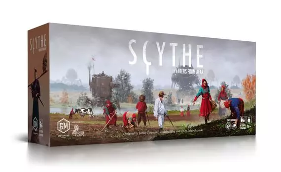 Stonemaier Games Sickle Far Invader Expansion Требуется игроков Sickle минут Игровое время Возраст 14 и старше 1-7 90-140