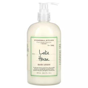 Stonewall Kitchen, Лосьон для рук, Lake House, 16,9 жидких унций (500 мл)