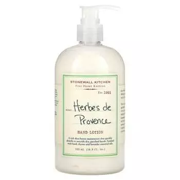 Stonewall Kitchen, Лосьон для рук, Прованские травы, 16,9 жидких унций (500 мл)