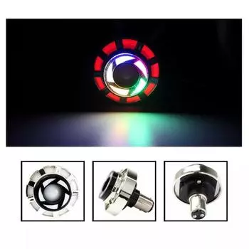 Стоп-сигнал 5166 красочный мотоцикл мини ангельские глазки 12v стоп-сигнал светодиодный задний фонарь