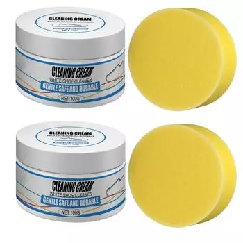 Стопка C для чистки белой обуви, Стопка C для обуви для взрослых, средства и полироли, Очищающая пачка C для обуви One Size