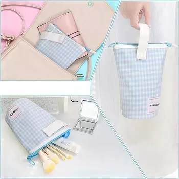 Стоячий пенал для чая с молоком, симпатичный телескопический держатель для ручек, канцелярский чехол, пенал для школьников, канцелярские принадлежности, карандаш D