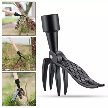 Стоячий ручной экстрактор сорняков, эффективный прочный садовый резак для удаления сорняков, бытовые принадлежности чёрный