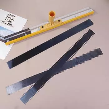 Стоячий толкающий нож, самовыравнивающееся кольцо-скребок, эпоксидная напольная пластина, скребок, высота зуба 2 мм/5 мм/8 мм, зубчатая полоса A3